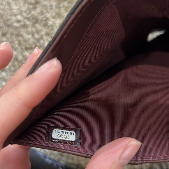 Chanel black wallet silver hardware full set - Picture 10 of 12